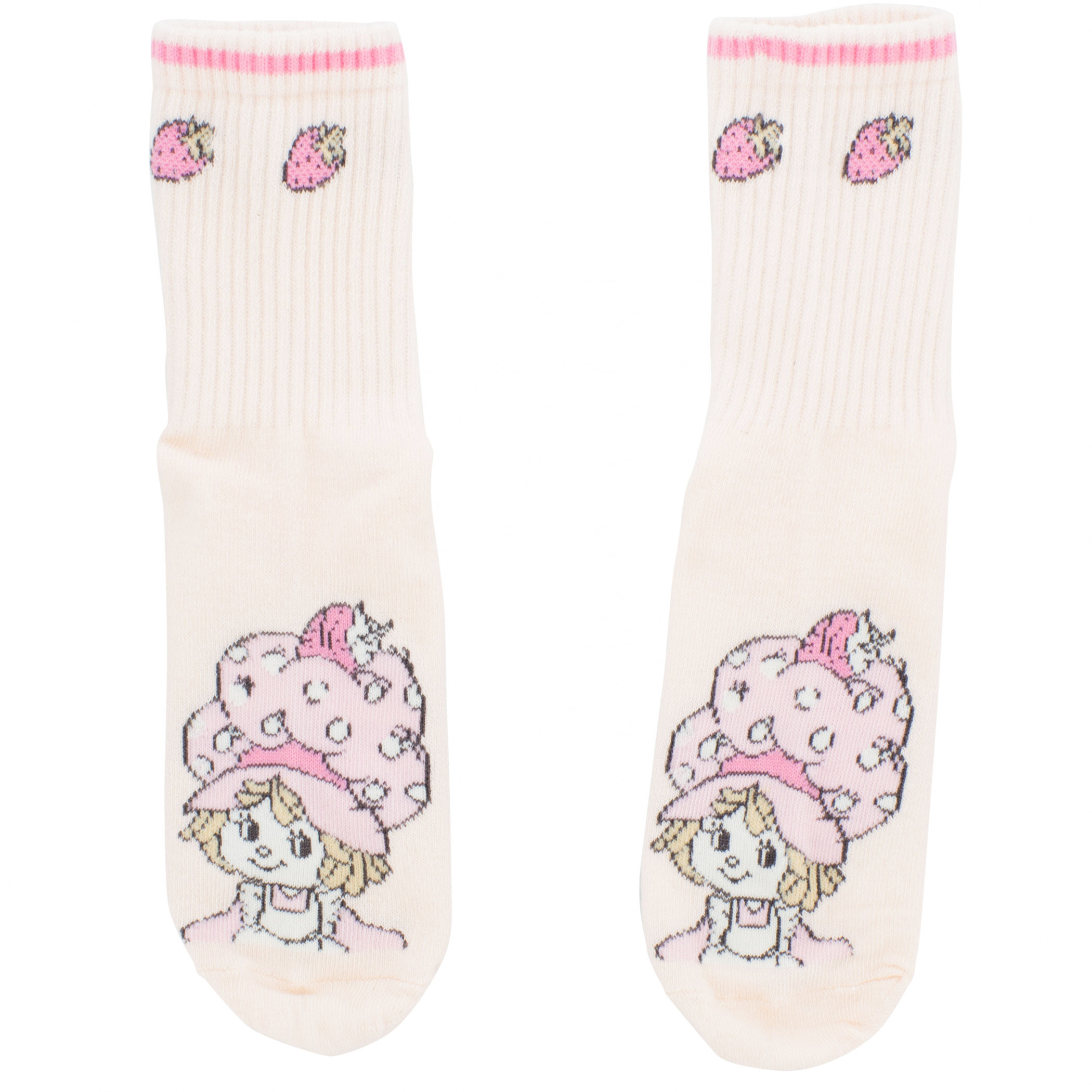 Strawberry Shortcake Pastel Women's Crew Socks 2-Pack